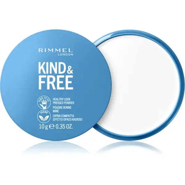 Rimmel Kind & Free Pressed Powder matující pudr odstín 01 Translucent 10 g