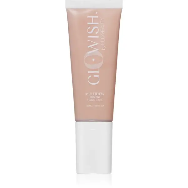 Huda Beauty MultiDew Skin Tint rozjasňující tónovací krém s hydratačním účinkem odstín Medium Tan 40 ml
