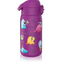 Ion8 Leak Proof nerezová láhev na vodu pro děti Aliens 400 ml
