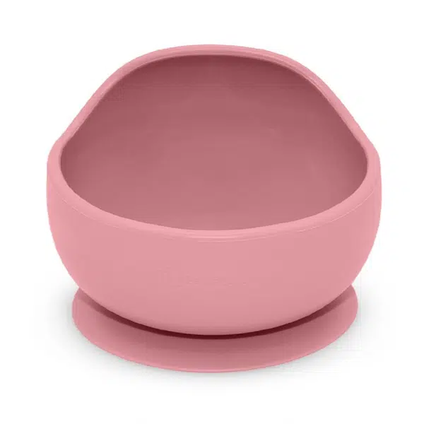 Petite&Mars Take&Match Silicone Bowl miska s přísavkou Dusty Rose 6 m+ 360 ml