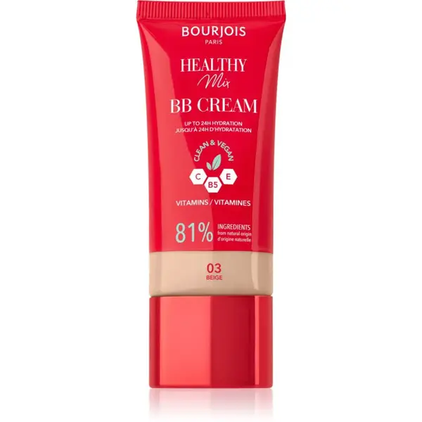Bourjois Healthy Mix Clean & Vegan BB Cream BB krém odstín 03 Beige 30 ml