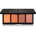 L.A. Girl Cosmetics Fanatic paleta tvářenek odstín Island Hottie 4x4 g