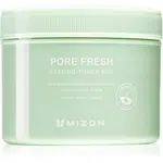 Mizon Pore Fresh oboustranné peelingové a tonizující tamponky s nízkým pH pro citlivou pleť 60 ks