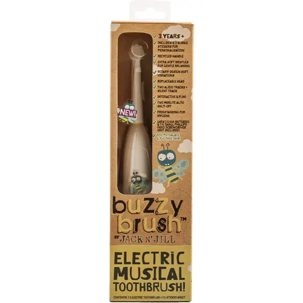 Jack N’ Jill Buzzy Brush bateriový dětský zubní kartáček 1 ks