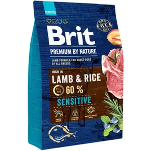 Brit Premium by Nature Sensitive Lamb 3 kg | Granule pro psy | P56942