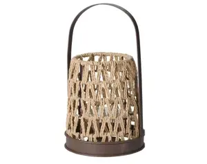 Lucerna 18x32 cm, provaz/kov