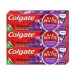 COLGATE Max White Purple Reveal bělicí zubní pasta 3 x 75 ml