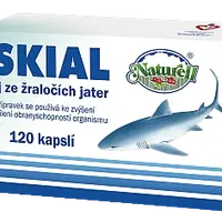 NATURELL Iskial olej ze žraločích jater 120 kapslí