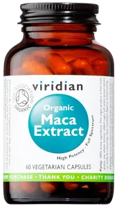 VIRIDIAN Maca Extract Organic 60 kapslí