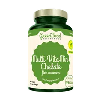 GREENFOOD NUTRITION Multi VitaMin Chelate pro ženy 90 kapslí
