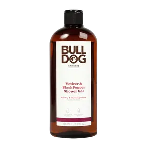 BULLDOG vetiver & black pepper shower gel 500 ml