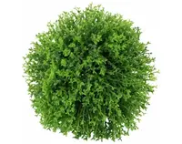 Umělá květina Buxus 13 cm, zelená