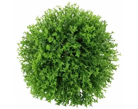 Umělá květina Buxus 13 cm, zelená