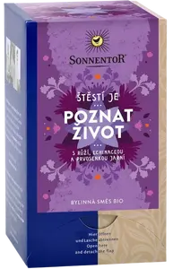 SONNENTOR BIO Poznat život bylinná směs s kořením sáčky 18 x 1.5 g