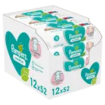 PAMPERS Sensitive Vlhčené ubrousky 12 x 52 ks
