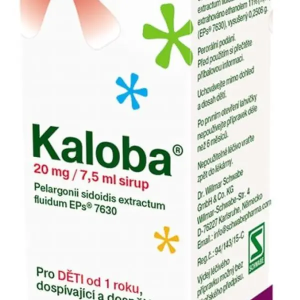 KALOBA 20mg/7.5ml sirup 100 ml