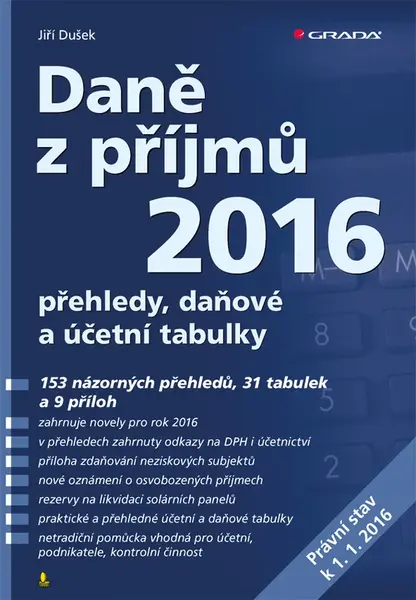 E-kniha: Daně z příjmů 2016 od Dušek Jiří