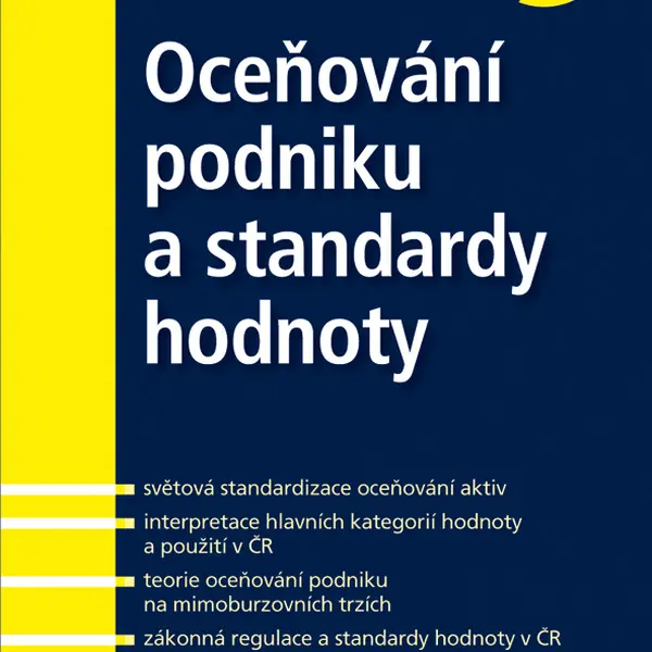 E-kniha: Oceňování podniku a standardy hodnoty od Krabec Tomáš