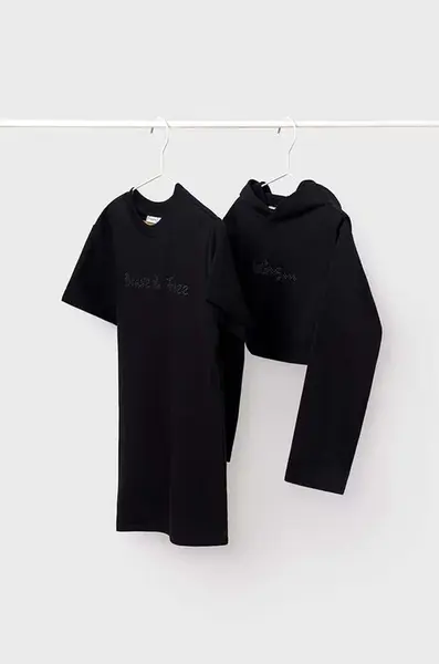 Dievčenské bavlnené šaty Mayoral