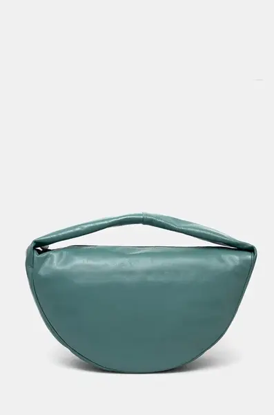 Kožená kabelka By Far Maxi