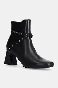 Kožené členkové topánky Karl Lagerfeld BEATA