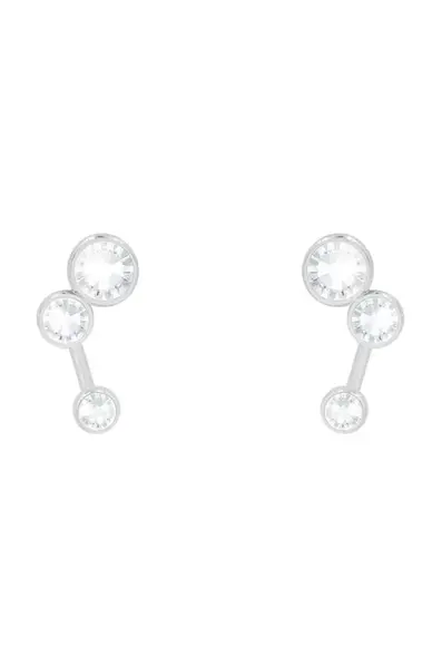 Postriebrené náušnice Lilou Sparkling