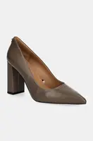 Kožené lodičky BOSS Janet