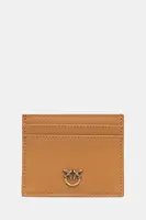 Kožené puzdro na karty Pinko