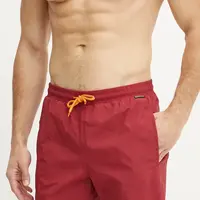 Plavkové šortky Napapijri V-Haldane bordová farba, NP0A4HRZR1E1