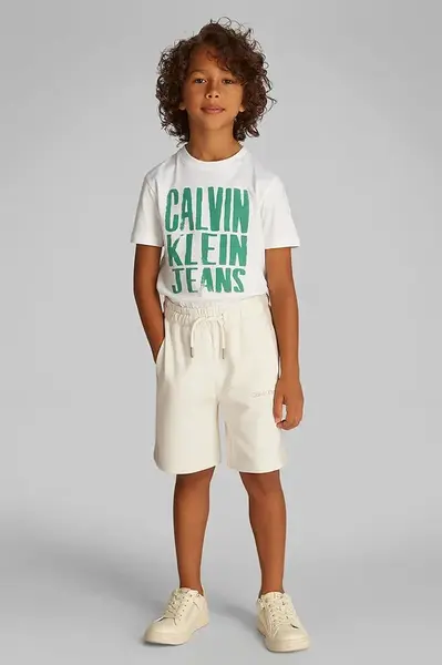 Detské krátke nohavice Calvin Klein Jeans