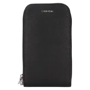 Dámska kabelka na mobil a doklady Calvin Klein Milea - čierna