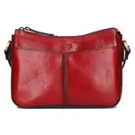 Kožená dámska crosbody kabelka Katana Mealla - červená