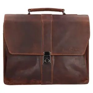 Pánska kožená aktovka Greenwood Oliver - hnedá