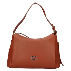 Dámska kožená kabelka Gianní Conti Vivien - koňak