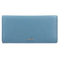 Dámská kožená peněženka Lagen Evelin - modrá