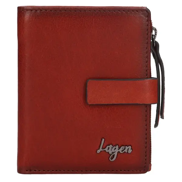 Dámska kožená peňaženka Lagen Sigrid - koňak