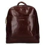 Dámský kožený batoh Marta Ponti Alix - tmavě hnědá