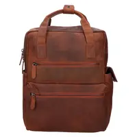 Kožený batoh Greenwood Alpee - hnědá