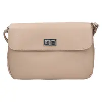 Dámská kožená crossbody kabelka Italia Arabela - béžová