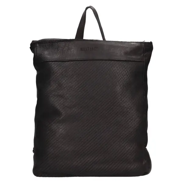 Dámský kožený trendy batoh Mustang Linc - černá
