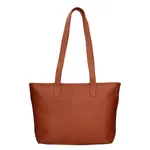 Dámská kožená kabelka na notebook The Chesterfield Brand Monza - koňak