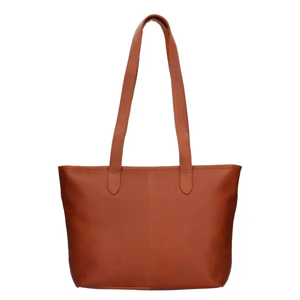 Dámská kožená kabelka na notebook The Chesterfield Brand Monza - koňak