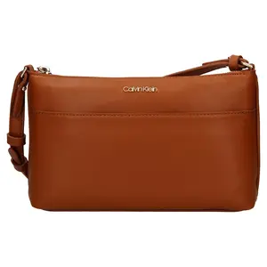Dámska crossbody kabelka Calvin Klein Monts - koňak