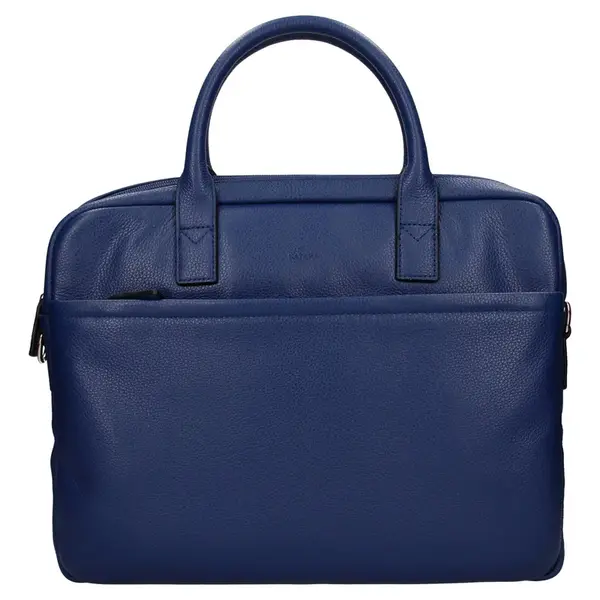 Kožená taška na notebook Katana Talin - svetlo modrá