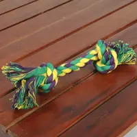 Reedog bavlnený uzol, 26 cm - Žluto-zelená