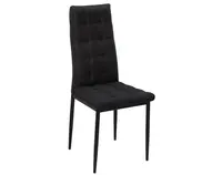 Jedálenská stolička Douglas, čierna látka%