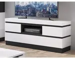 TV skrinka Campania 161 cm, biela/antracit%