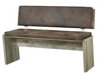 Jedálenská lavica Bonanza, s polstováním%