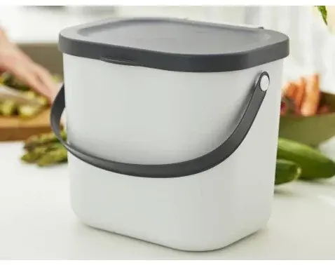 Odpadkový kôš Albula 6 l, biely%