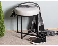 Taburet Rafael, svetlo šedý%